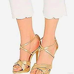 🌸NWT Lilly Pulitzer South Ocean Slim Crop Pants  Resort White • 16